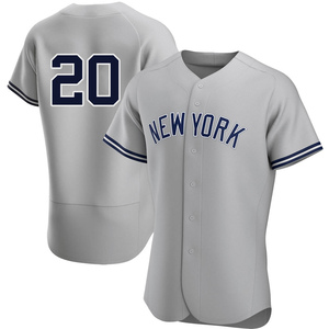 Jorge Posada Men's New York Yankees Snake Skin City Jersey - Black