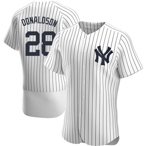 Nike New York Yankees JOSH DONALDSON Sewn AUTHENTIC GAME Jersey White –