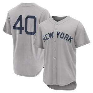 2019 New York Yankees Luis Severino #40 Game Issued Grey Jersey 150 P Band 3