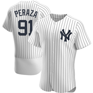 Men's New York Yankees Nike Oswald Peraza Home Player Jersey