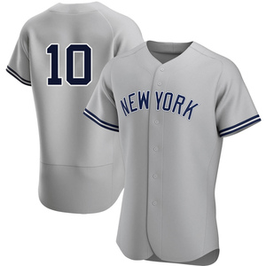 Majestic New York Yankees PHIL RIZZUTO Sewn Baseball JERSEY GRAY –