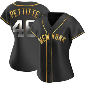 Andy Pettitte Women's New York Yankees Road Name Jersey - Gray