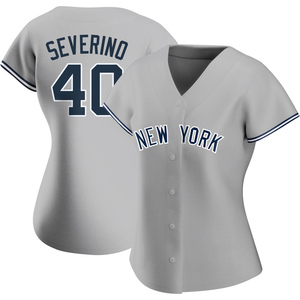 Fanatics Authentic Luis Severino New York Yankees Game-Used #40 White Pinstripe Jersey vs. Kansas City Royals on July 23, 2023