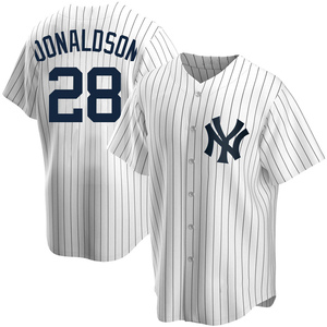 Josh Donaldson New York Yankees Fanatics Authentic Game-Used #28 White  Pinstripe Jersey vs. San Francisco Giants on March 30, 2023